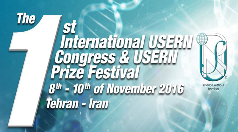 World Congress on “Science without Borders”, in the Iranian Capital, Tehran, by the Universal Scientific Education Research Network (USERN)
